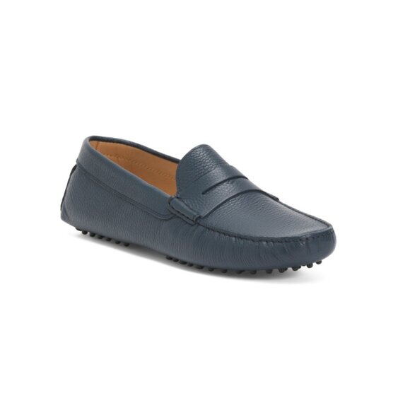 ACE MARKS Ocean Men's Made In Italy Santi Flat Moccasins